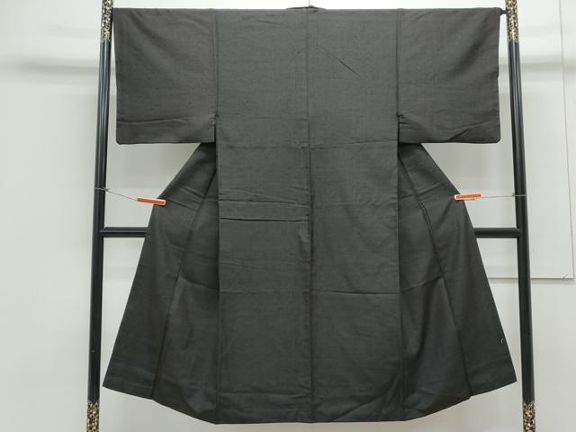 平和屋着物●男性　髭紬　霞文　正絹　逸品　CAAX3069th
