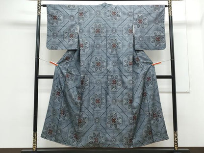 平和屋着物●本場大島紬 吉祥文 正絹 逸品 CAAX3073th