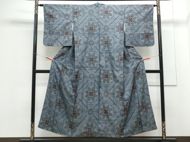 平和屋着物●本場大島紬 吉祥文 正絹 逸品 CAAX3073th