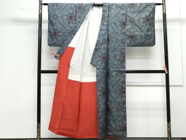 平和屋着物●本場大島紬 吉祥文 正絹 逸品 CAAX3073th