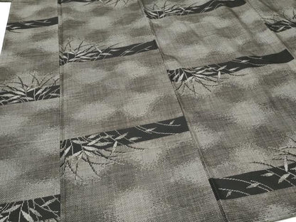 平和屋着物●本場大島紬 7マルキ 草葉文 正絹 逸品 未使用 CAAX3077th