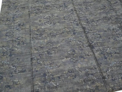 平和屋着物●本場大島紬　9マルキ　樹林文　正絹　逸品　CAAX3080th