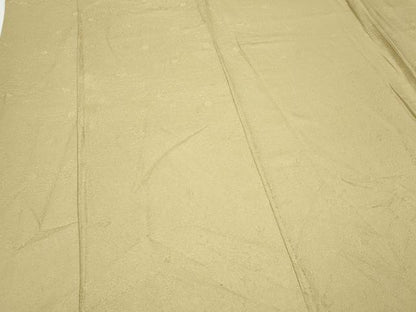 平和屋着物●上質な色無地　舞花地紋　利休茶色　正絹　逸品　CAAX3086th