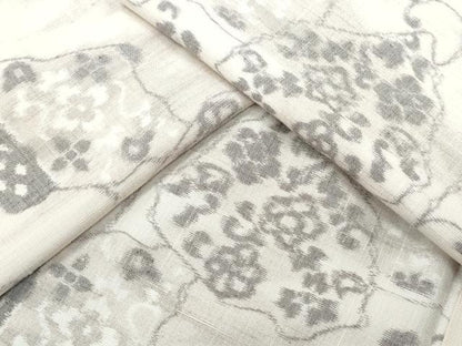 平和屋着物●上質な紬　吉祥花文　正絹　逸品　CAAX3091th