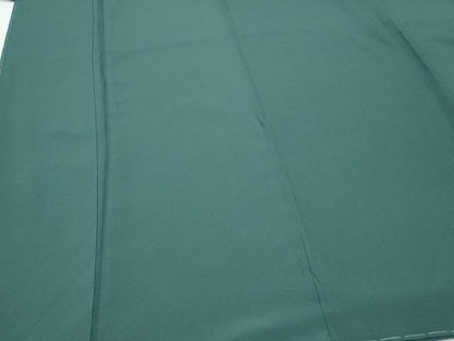平和屋着物●上質な色無地 作家物 御召茶色 正絹 逸品 CAAX3108th