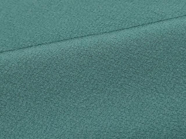平和屋着物●上質な色無地 作家物 御召茶色 正絹 逸品 CAAX3108th