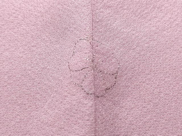 平和屋着物●上質な色無地　石竹色　正絹　逸品　CAAX3116th