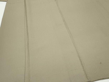 平和屋着物●上質な色無地　灰汁色　正絹　逸品　CAAX3120th