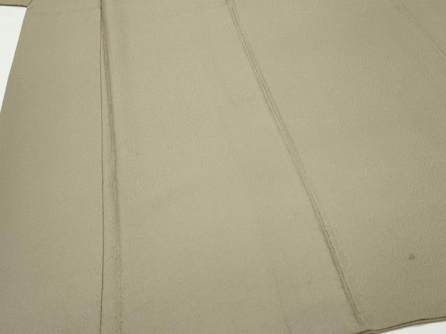 平和屋着物●上質な色無地　灰汁色　正絹　逸品　CAAX3120th