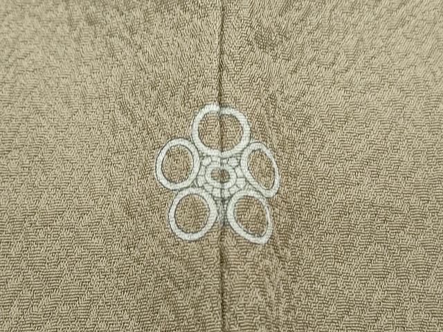 平和屋着物●上質な色無地　灰汁色　正絹　逸品　CAAX3120th