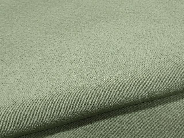 平和屋着物●上質な色無地　鶸茶色　正絹　逸品　CAAX3126th