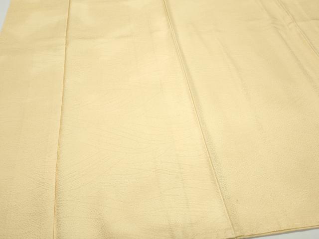 平和屋着物●上質な色無地 立波地紋 蜂蜜色 正絹 逸品 CAAX3129th