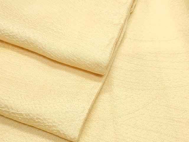 平和屋着物●上質な色無地 立波地紋 蜂蜜色 正絹 逸品 CAAX3129th