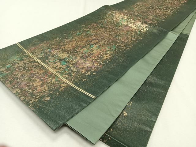 平和屋着物◎六通柄袋帯 霞文 正絹 逸品 CAAX3269qv