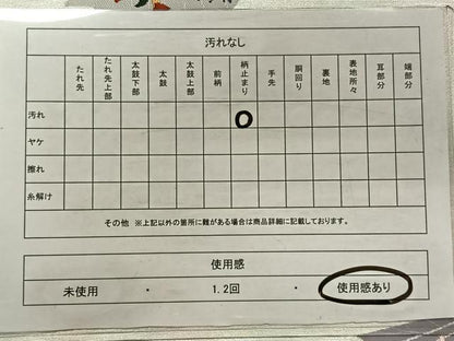 平和屋着物◎六通柄袋帯　唐織　扇花文　金糸　正絹　逸品　CAAX3318qv