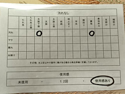 平和屋着物◎六通柄袋帯　唐織　浜松文　金銀糸　正絹　逸品　CAAX3355qv