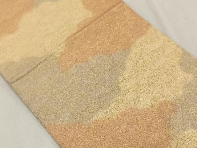 平和屋着物◎全通柄袋帯　砂子綴れ　雲重ね文　正絹　逸品　CAAX3371qv