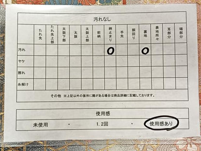 平和屋着物◎六通柄袋帯　唐織　笠松花文　金銀糸　正絹　逸品　CAAX3470qv