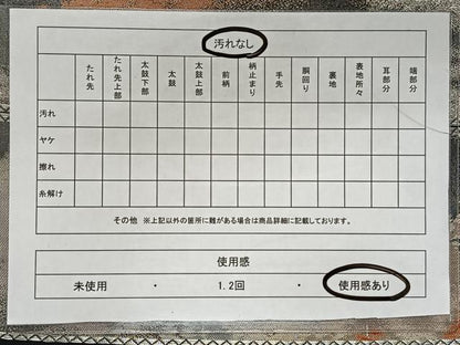平和屋着物◎六通柄袋帯　樹林風景文　黒地　銀糸　正絹　逸品　CAAX3566qv