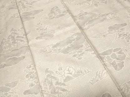 平和屋着物■上質な紬　風景文　正絹　逸品　CAAX3646ev