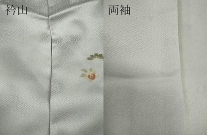 平和屋着物●訪問着 破れ色紙花文 暈し染め 金彩 正絹 逸品 CAAX4423ut