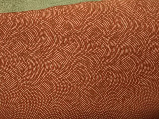 平和屋着物●訪問着　江戸小紋　霞文　鮫小紋柄　暈し染め　正絹　逸品　CAAX4426ut