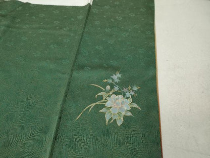 平和屋着物●訪問着　江戸小紋　霞文　鮫小紋柄　暈し染め　正絹　逸品　CAAX4426ut