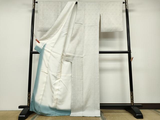 平和屋着物●大変加工の良い総絞り小紋　正絹　逸品　CAAX4428ut
