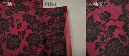 平和屋着物●アンティーク　大正ロマン　小紋　枝花文　正絹　逸品　CAAX4440ut