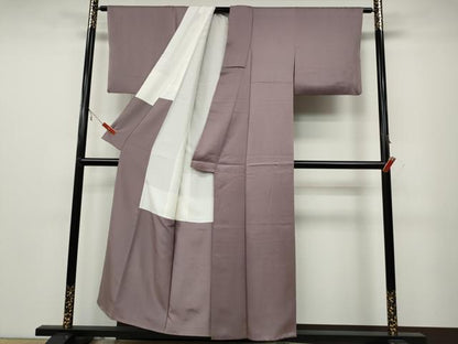 平和屋着物●上質な色無地 紅藤色 正絹 逸品 CAAX4454ut