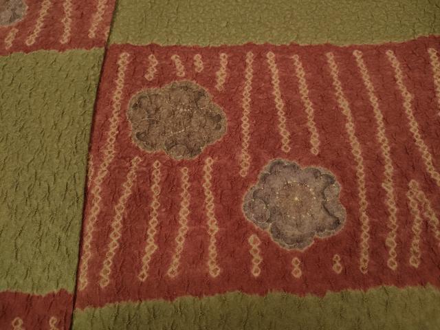 平和屋着物●訪問着 辻が花 絞り 金彩 正絹 逸品 CAAX4455ut