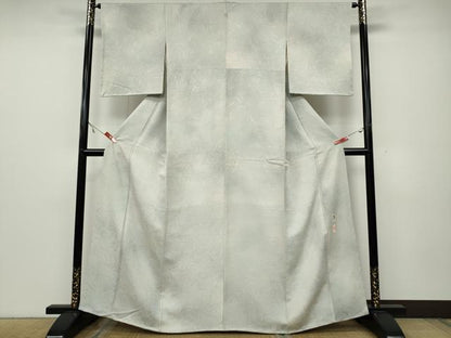 平和屋着物●上質な小紋　作家物　墨流し地紋　暈し染め　正絹　逸品　未使用　CAAX4456ut