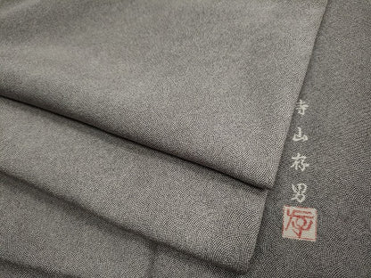 平和屋着物●江戸小紋 寺山存男 鮫小紋柄 正絹 逸品 CAAX4471ut