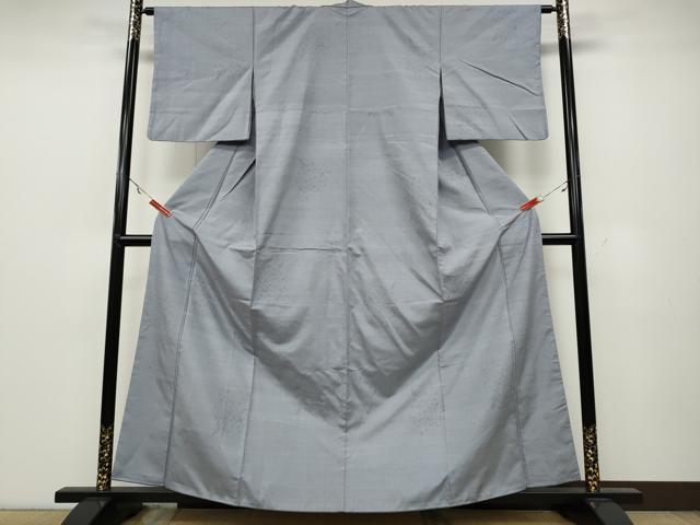 平和屋着物●上質な紬　こぼれ松葉文　正絹　逸品　CAAX4487ut