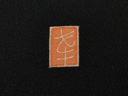 平和屋着物●本加賀友禅作家 白坂幸蔵 黒留袖 風景草花文 正絹 逸品 CAAX4516ut