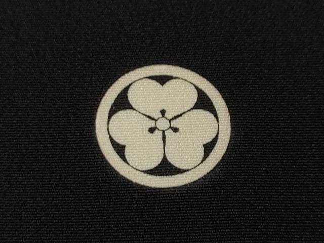 平和屋着物●本加賀友禅作家 白坂幸蔵 黒留袖 風景草花文 正絹 逸品 CAAX4516ut