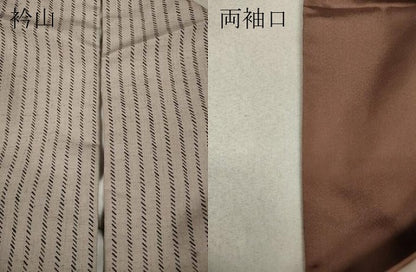 平和屋着物●上質な紬 縞 正絹 逸品 CAAX4526ut