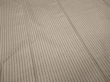 平和屋着物●上質な紬 縞 正絹 逸品 CAAX4526ut