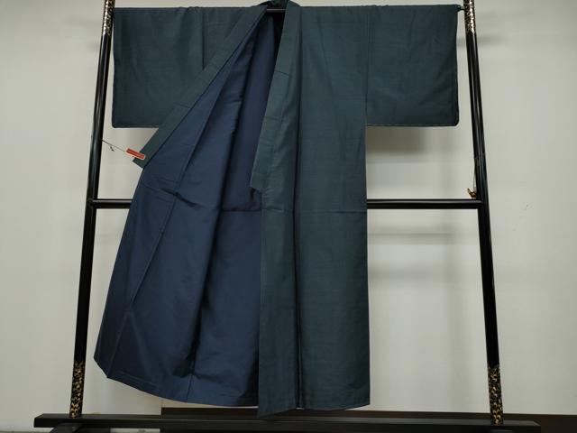 平和屋着物●男性　本場大島紬　100亀甲　総詰め　正絹　逸品　CAAX4530ut