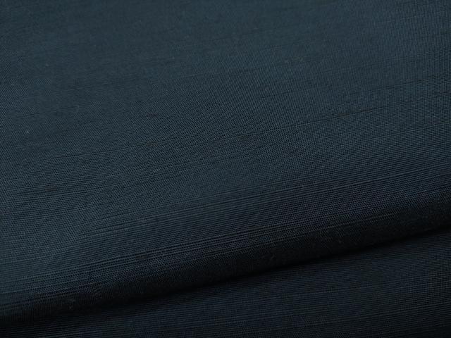 平和屋着物●男性 紬 鉄御納戸色 正絹 逸品 CAAX4531ut