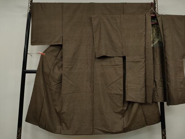 平和屋着物●男性　紬　アンサンブル　吉祥文　正絹　逸品　CAAX4533ut