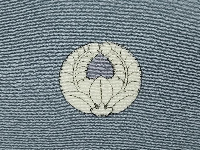 平和屋着物●上質な色無地 霞地紋 淡藤色 正絹 逸品 未使用 CAAX4548ut
