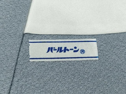 平和屋着物●上質な色無地 霞地紋 淡藤色 正絹 逸品 未使用 CAAX4548ut
