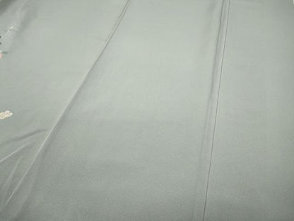 平和屋着物●訪問着 枝椿 暈し染め 反端付き 正絹 逸品 CAAX4549ut