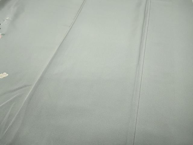 平和屋着物●訪問着 枝椿 暈し染め 反端付き 正絹 逸品 CAAX4549ut