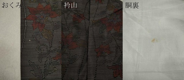 平和屋着物●本場大島紬 更紗花唐草立涌文 正絹 逸品 CAAX4562ut