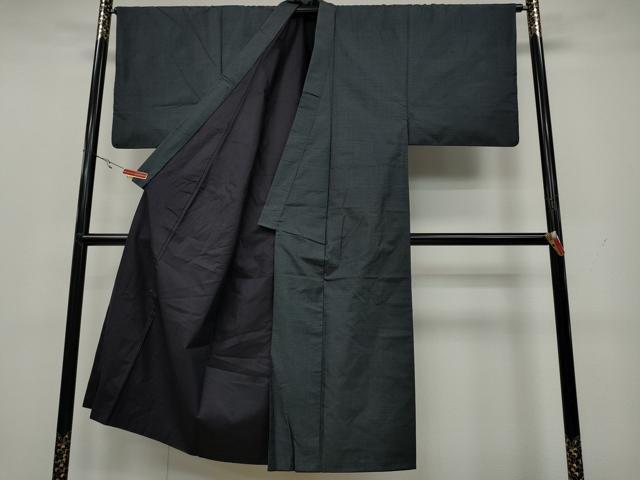 平和屋着物●男性　本場大島紬　アンサンブル　100亀甲　総詰め　正絹　逸品　CAAX4566ut