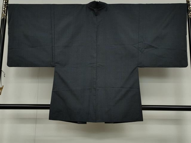 平和屋着物●男性　本場大島紬　アンサンブル　100亀甲　総詰め　正絹　逸品　CAAX4566ut