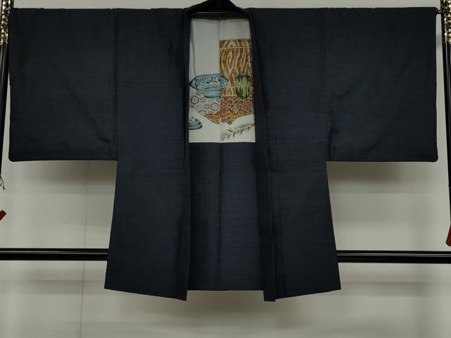 平和屋着物●男性 本場大島紬 アンサンブル 80亀甲 総詰め 証紙付き 正絹 逸品 CAAX4569ut