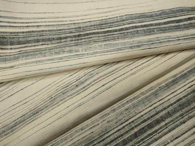 平和屋着物●上質な紬 横段霞文 正絹 逸品 CAAX4578ut